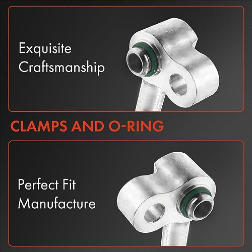 A-Premium A/C Discharge Line Hose Assembly Compatible with Toyota Corolla 2014-2019 L4 1.8L, Compressor to Condenser - Image 3