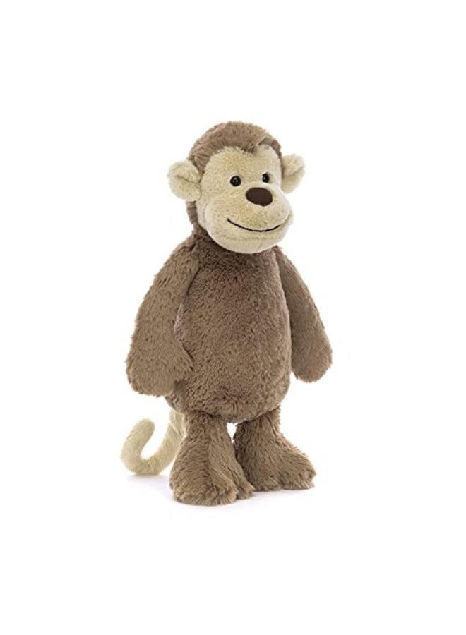 Jellycat Jellycat Bashful Monkey Stuffed Animal, Medium 12 inches - Monkey Plush Toy - Classic Children's Gift  - Image 5