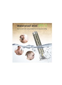 Hair Accessories Professional hair clipper and beard trimmer, gold color, WS-T99  - Image 4