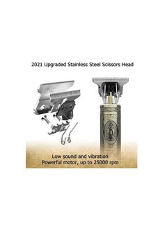 Hair Accessories Professional hair clipper and beard trimmer, gold color, WS-T99  - Image 3