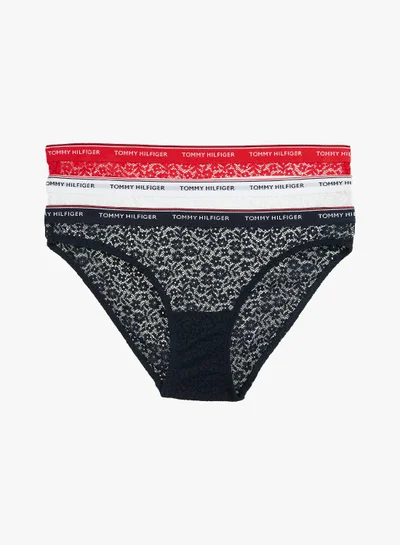 TOMMY HILFIGER 3-Pack Premium Essential Floral Lace Briefs
