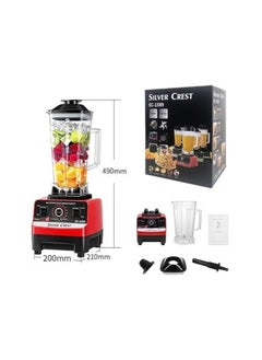 Silver Heavy Duty Blender | Silver Crust Blender Juicer For Precision Blending Food Processing Ice Smoothies Crusher Blander Blender Mixer Juicer With Powerful Motor  - Image 2
