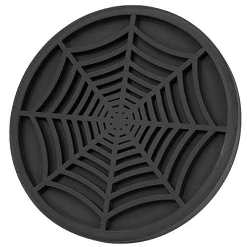 DBlosp 4 Pack Car Cup Holder Coasters, Cute and Creativity Cup Holder Insert Coaster Car Interior Accessories-2.75 inch Silicone Anti Slip Spider Web Car Coaster-Universal - Image 4
