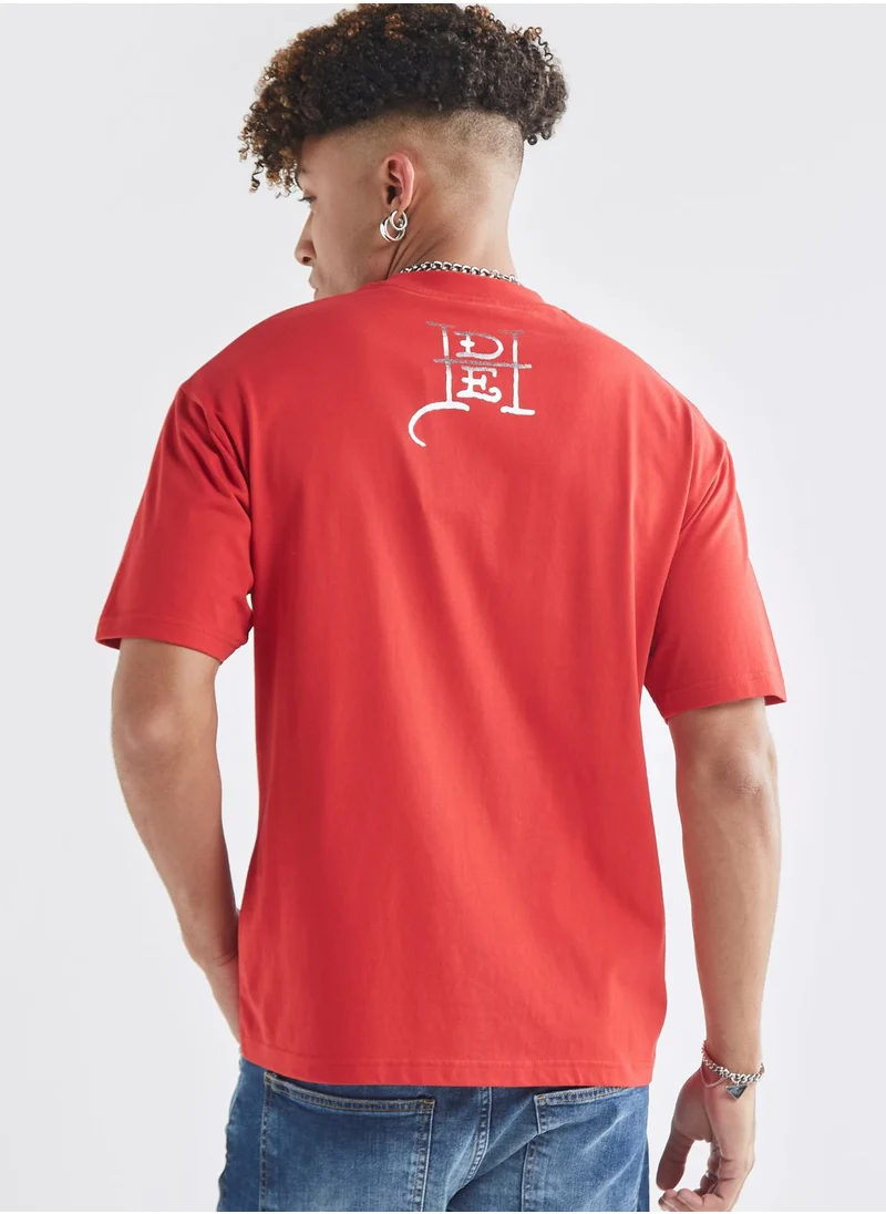 فاف Graphic Crew Neck T-Shirt