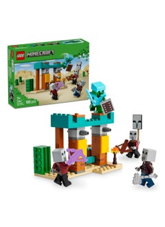 LEGO LEGO Minecraft The Illager Desert Patrol Building Toy Set 21267  - Image 1