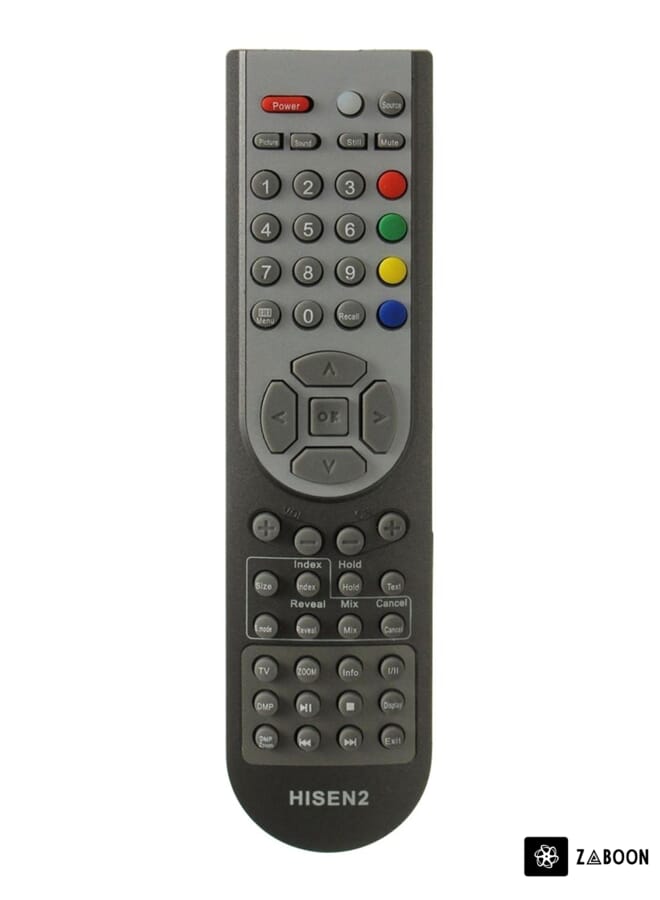 Zaboon Remote Control For Hisense Grey