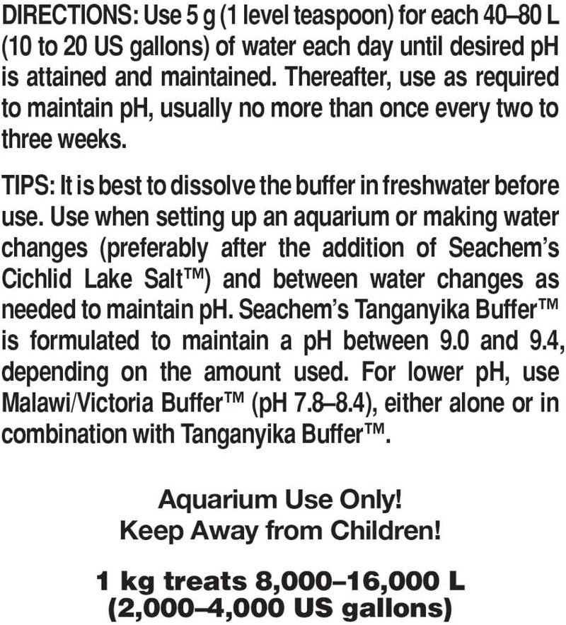 Seachem Tanganyika Buffer 1 Kilo - Image 1