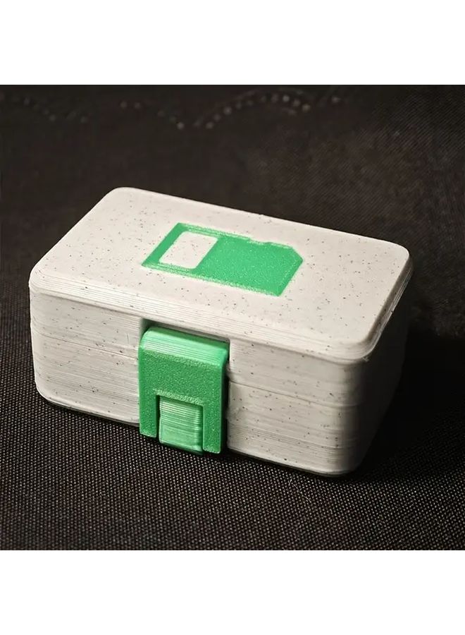 حافظة بطاقات ذاكرة رمادية 8 فتحات لبطاقات SD و TF و Micro SDHC و SDXC - Image 5