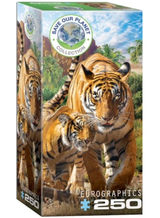 يورو جرافيكس Eurographics Tigers 250-Piece Puzzle - Image 1
