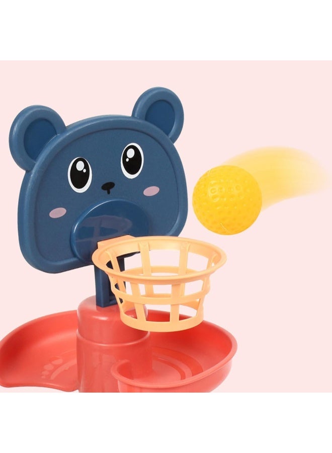 TOY GARDEN 5-Layer Ball Drop and Roll Swirling Tower – Educational Stack & Go Ball Ramp Toy for Baby & Toddler Development | Includes 3 Acrylic Spinning Balls with Colorful Beads - Image 3