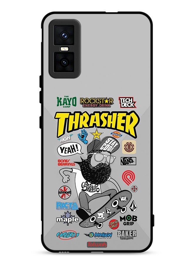 Tolwak Infinix GT 30 Pro Protective Case Cover Thrasher Sticker - Image 1