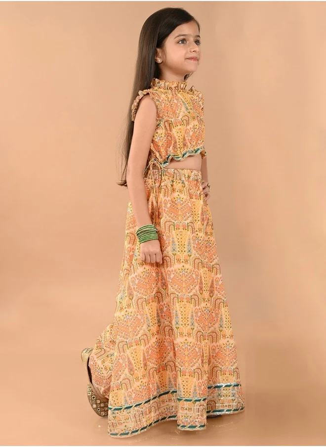 LILPICKS Printed Lehenga Choli Set