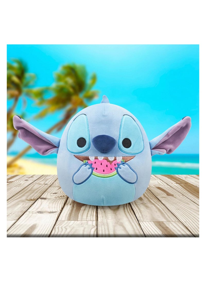 Squishmallows 8" Disney Stitch Eating Watermelon – Official Kellytoy Plush | Soft Medium Stuffed Toy for Kids, Girls & Boys | Washable Cuddly Gift | Collectible Squishy Plush for All Ages - Image 1