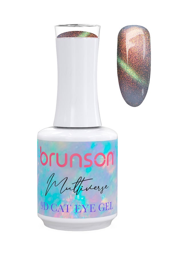 brunson Multiverse 9D Cat Eye Gel Polish Galaxy Magnetic UV LED Gel Nail polish 18ml Chameleon Magnetic Gel Soak Off UV LED Gelish Polish D15N