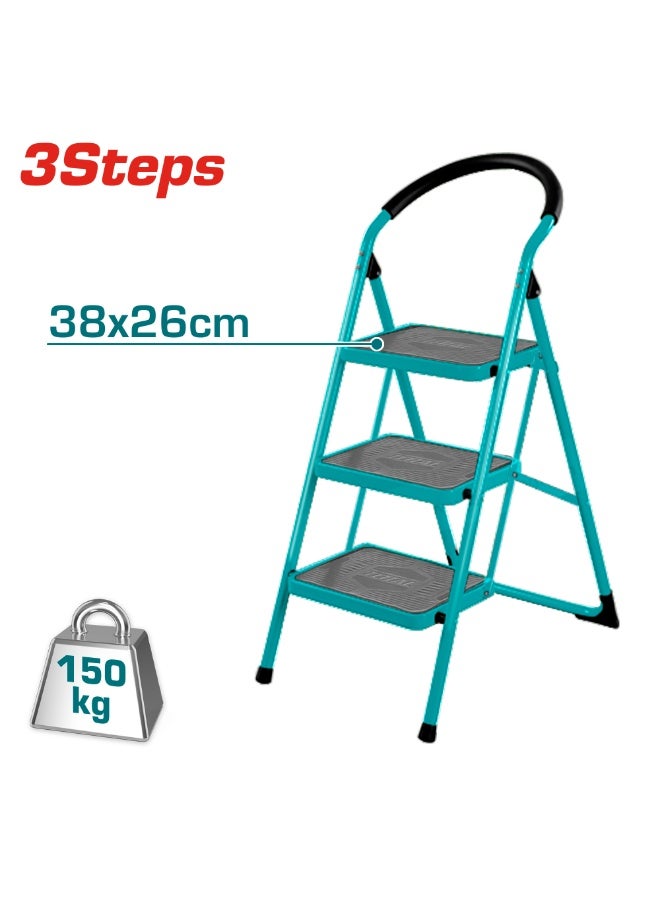 Total Ladder 3 Stairs, 150 Kg  Load Thlad09031