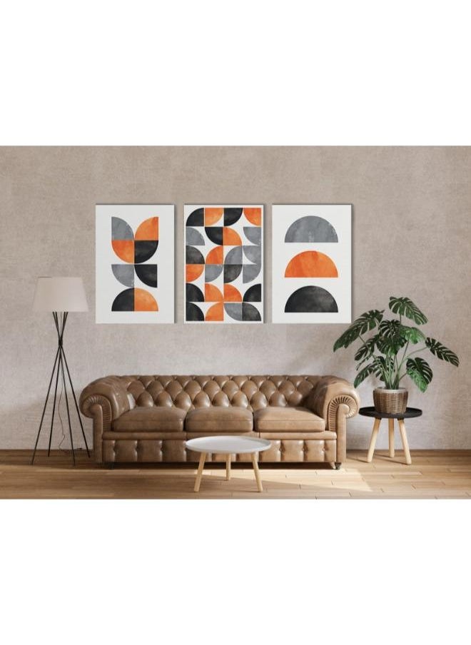 Home Gallery - Home Gallery set of abstract creative minimalist artistic Printed canvas wall art - Image 1