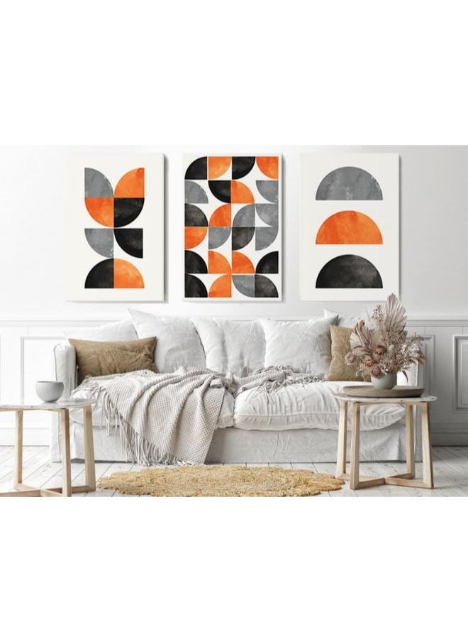Home Gallery - Home Gallery set of abstract creative minimalist artistic Printed canvas wall art - Image 1