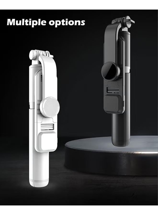 Dougez Selfie Stick with Light,Long Selfie Stick with Tripod Stand,Bluetooth Mobile Selfie Stick for Mobile Phone, Makeup,Selfie,Vlogging,Youtube,Live,Iphone (white) - Image 2