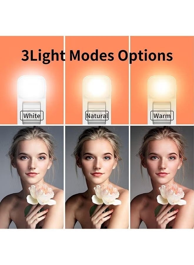 Dougez Selfie Stick with Light,Long Selfie Stick with Tripod Stand,Bluetooth Mobile Selfie Stick for Mobile Phone, Makeup,Selfie,Vlogging,Youtube,Live,Iphone (white) - Image 5