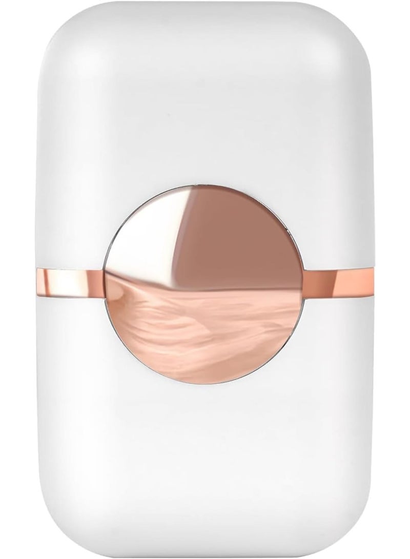 SOLARAE Washable and Reusable Lint Roller, Lint Roller for Pet Hair, Travel Lint Remover Brush for Pet Hair, Portable Dual Head Pet Hair Remover for Clothes, White - Image 1