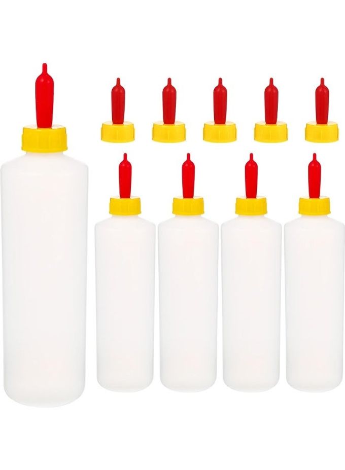 Hemoton Goat And Bottles Set, 5 Sets Small Animal Milk Drink Pritchard For Goats 400 Ml Lamb Nursing Bottles Feeding Bottle Kit For Feeding Sheep Goat Lamb Puppy - Image 4