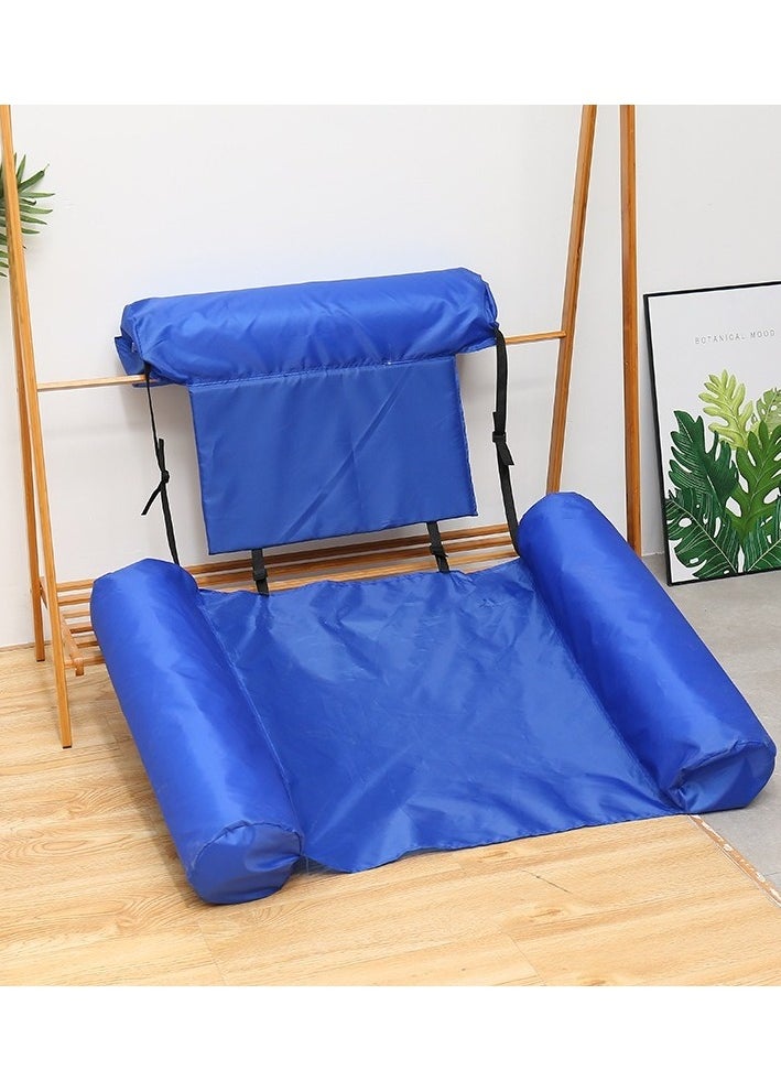 M MIAOYAN - New Inflatable Water Lounge Chair Float Bed Hammock, Foldable Dual-Use Recliner Float. - Image 1