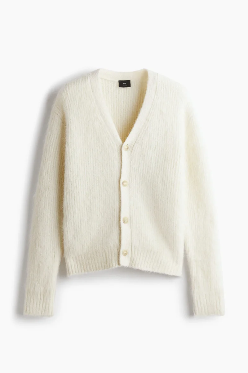 اتش اند ام كارديغان من مزيج الألبكة بقصة فضفاضة