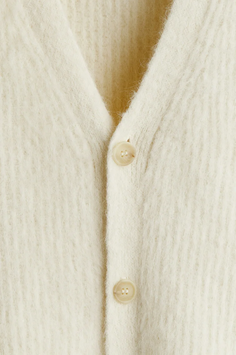 اتش اند ام كارديغان من مزيج الألبكة بقصة فضفاضة