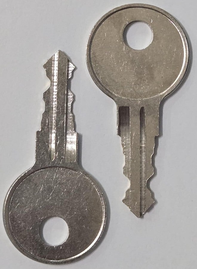 Pair of 2 Replacement Keys Cut to Key Code H707D for all Tool Box locks (Cut by Key Copy Express)(These keys will work only with codes with an H letter before the numbers & D letter after the numbers) - Image 2