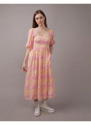 Floral Smocked Midi Dress - pzsku/ZFF60E7BAFD044F0B5D90Z/45/1753960864/aa3a43e1-9ad9-44f8-8073-e03aebfb10e6