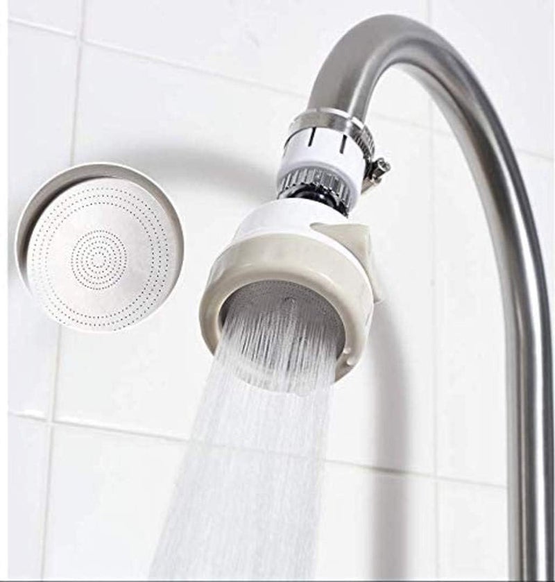 Faucet Water Filter Connector with 360° Movable Shower Head Three Modes Water Force Limit Increase Water Pressure and Clean the Sink High Efficiency