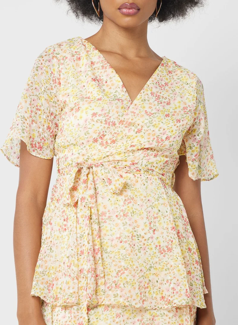 ELLA Printed Layered Dress