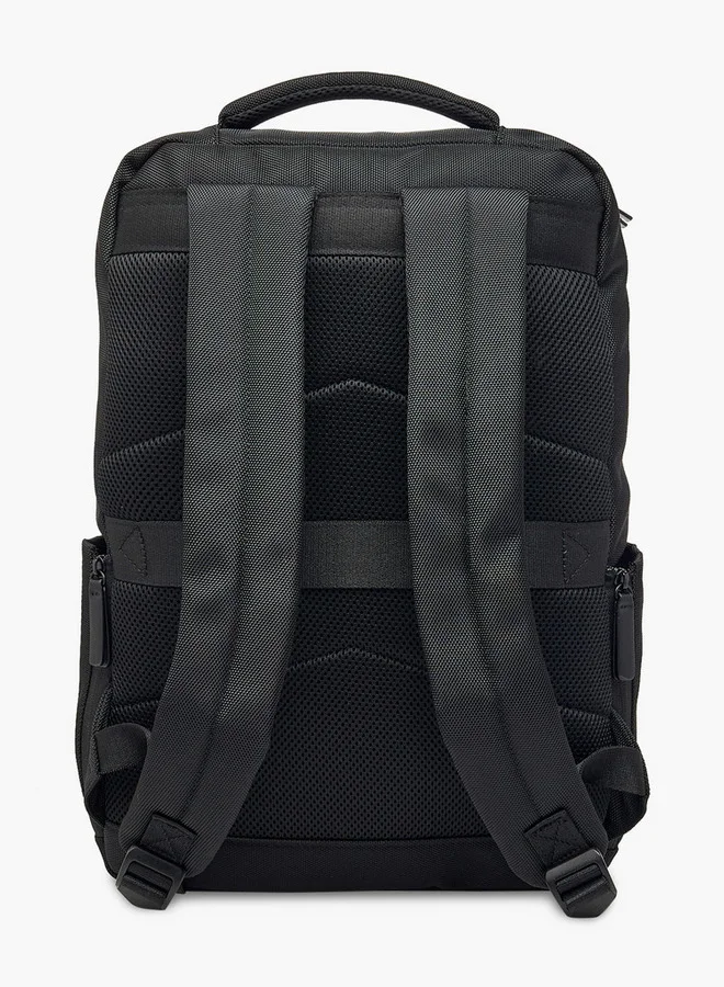 ال بي ال من شو اكسبرس Men Solid Backpack with Adjustable Straps and Zip Closure - 10x31x43 cm