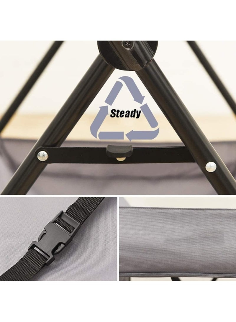 Baby Changing Table,Foldable, Portable,With Wheels, Height Can Be Adjusted In Three Steps,Waterproof Diaper Changing Table Pad Topper - Image 4