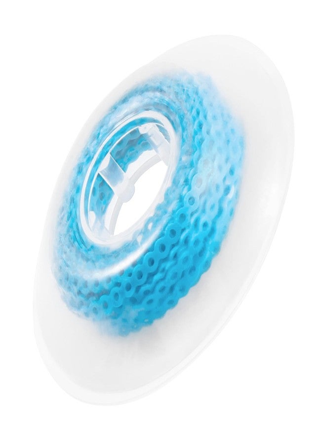Annhua Orthodontics Plastic Power Chain, Dental Elastic Chain Orthodontic Spool Elastic Powerchain for Braces - Long, Light Blue - 2# - 15ft/Roll - Image 1
