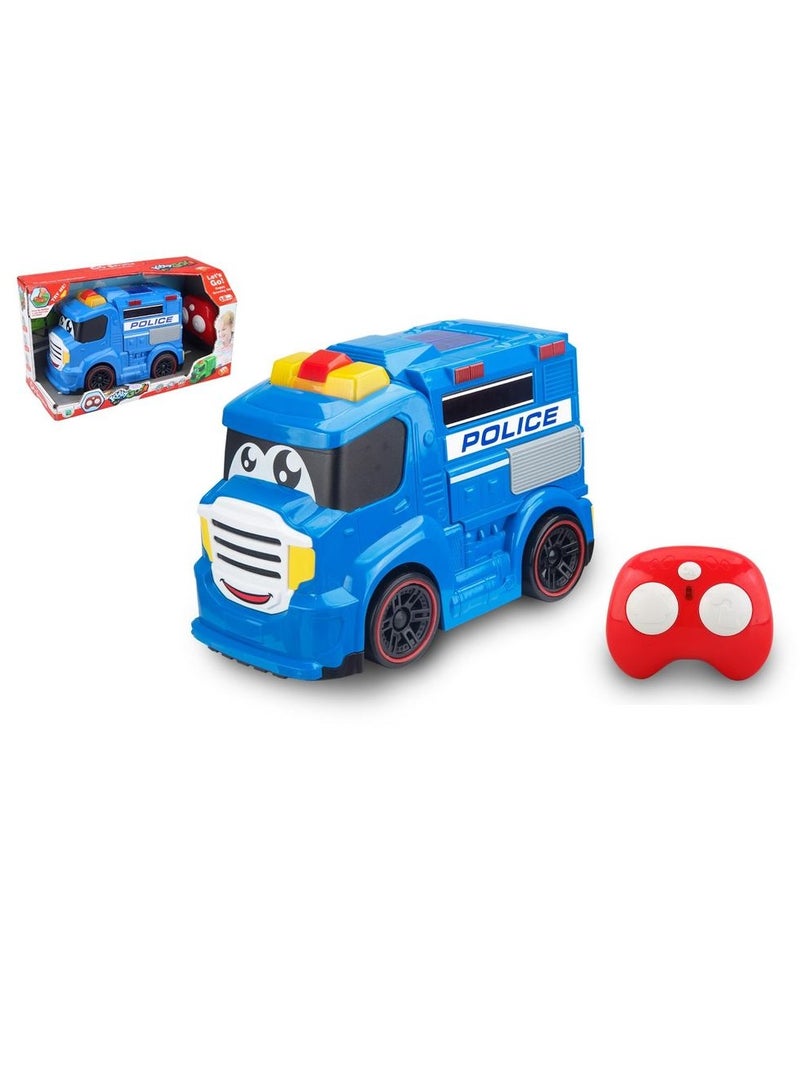 Kiddy City Service Police Truck With Remote Control - DHTRC10592 - Image 1