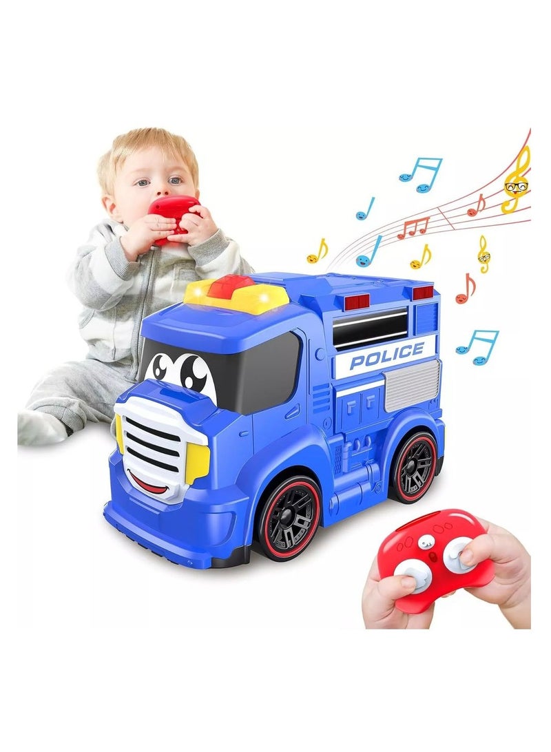 Kiddy City Service Police Truck With Remote Control - DHTRC10592 - Image 2