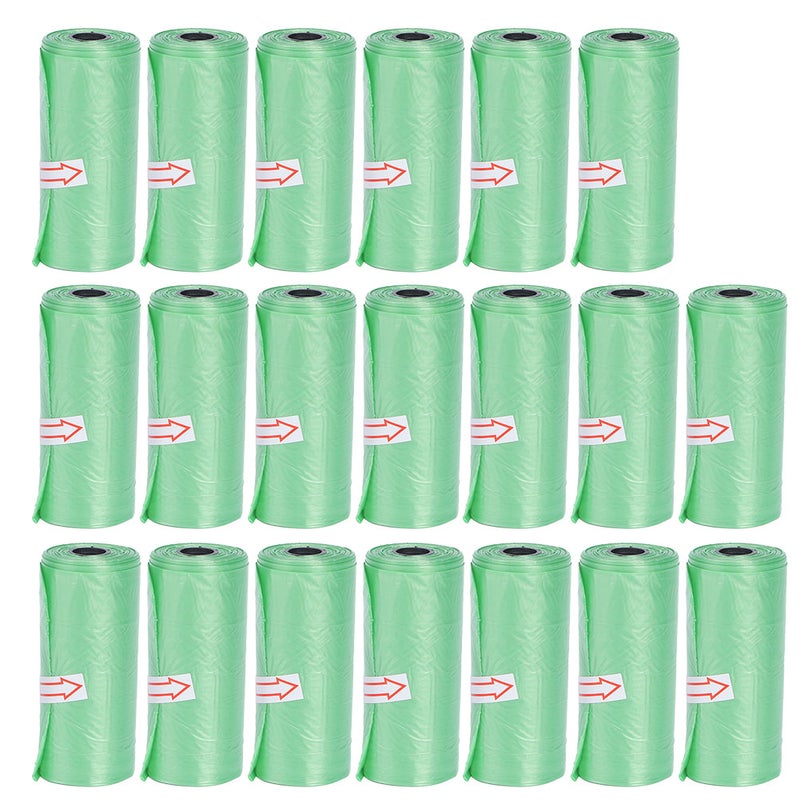 20Roll Disposable Infant Diaper Rubbish Garbage Bag Home Disposal Waste BagsGreen - Image 1