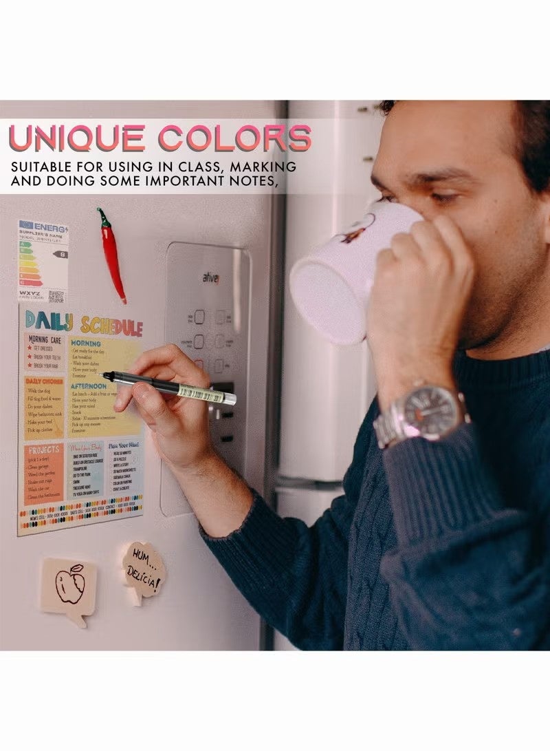 Gel Ink Pens .5mm fine point liquid ink pens Rollerball Pens Smooth Writing for Note taking 12 PCS Assorted Coloring Pens for Coloring Drawing & Detailing Back to School Office Art Supplies - Image 5