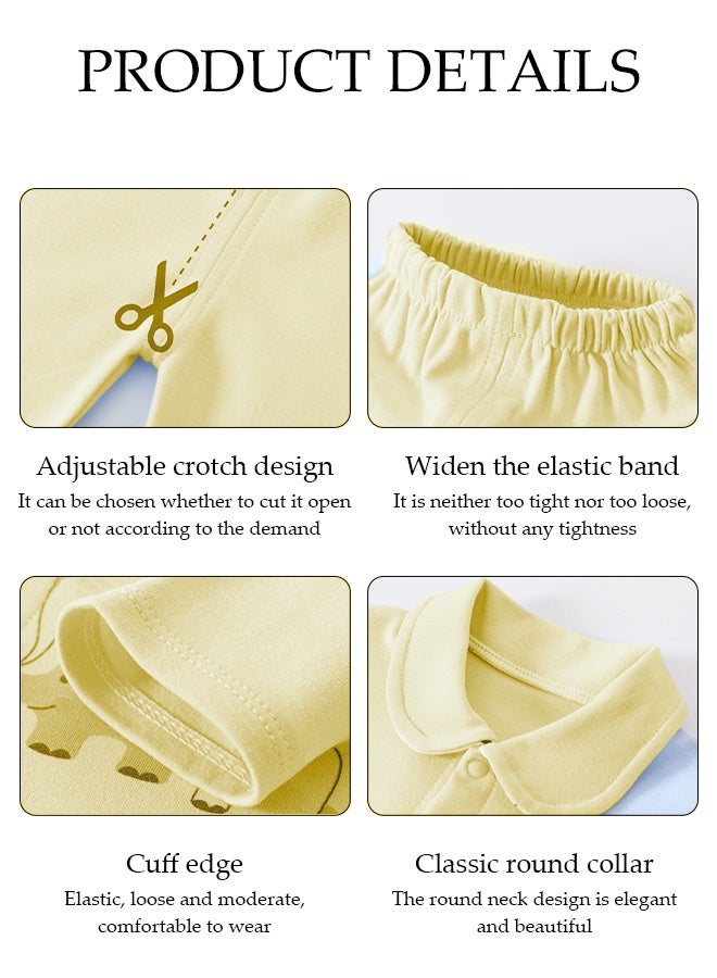 DUNISO 18 Pcs Newborn Baby Gifts Set,Newborn Layette Gift Set, Baby Clothes Accessories Set, Comfortable and Breathable,Available in All Seasons, Suitable for Babies Up to 59cm in Height - Image 5