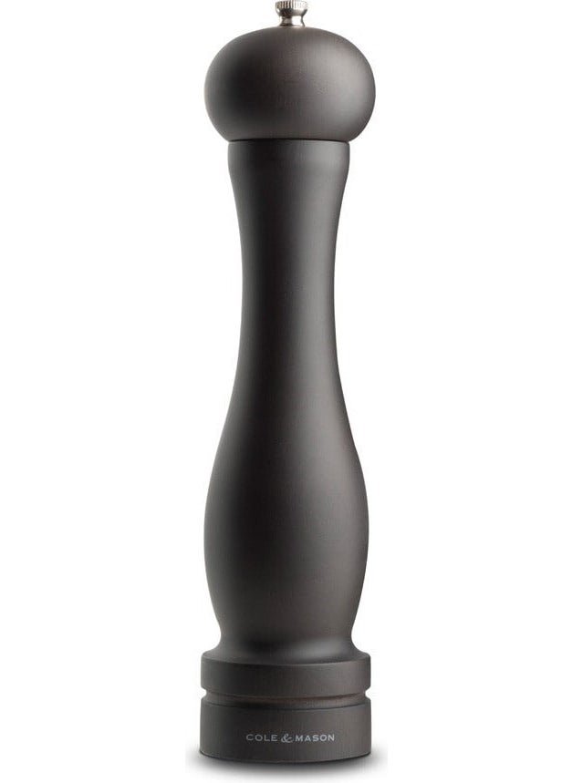 COLE & MASON - Cole - Mason Hc12645p Capstan Carbon 315mm Salt Mill - Image 1