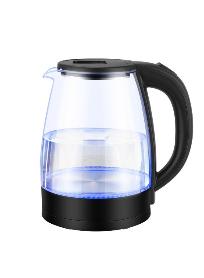 Glass Electric Kettle Electrical Tea Pot Hot Water Kettle Heat Glass Water Boiler Auto shut off 1.8L Fast Boiling Water Heater, Easy to Clean, LED Indicator, Perfect for Home Office - Image 2