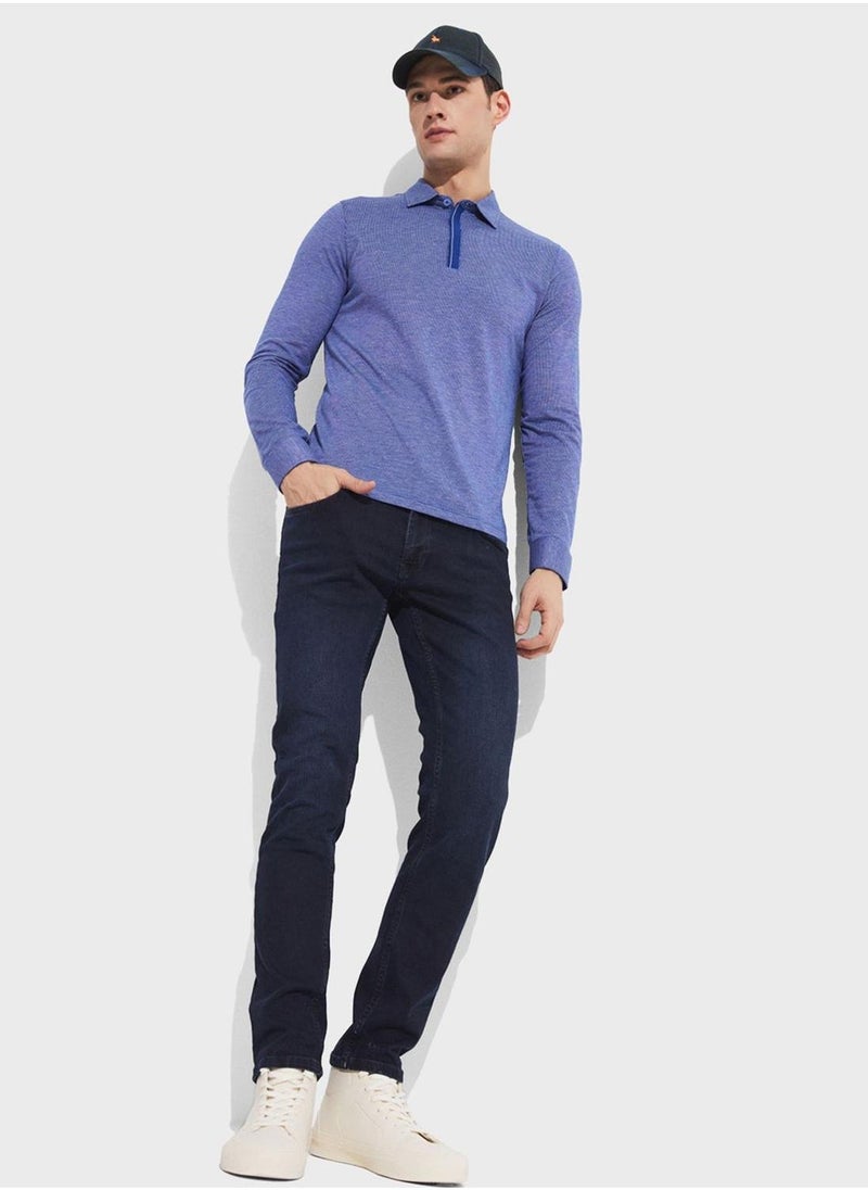 JUNE Essential Slim Fit Polo - Image 5