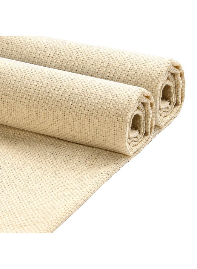 بليلي قطعتان من القماش المزخرف مقاس 26.4 × 19.3 بوصة، قماش إبرة مثقبة للتطريز على السجادة، إبرة مثقبة وقرصة - Image 1