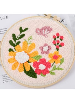 Pllieay 2Pcs 26.4 X 19.3 Inch Tufting Cloth Needlework Fabric Punch Needle Cloth Fabric For Punch Needle Embroidery Rug-Punch & Pinch Needle  - Image 5