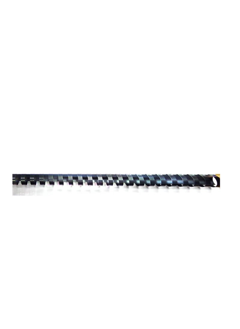 SUPER DEAL 100 Piece Plastic Binding Combs 18mm Black  - Image 1