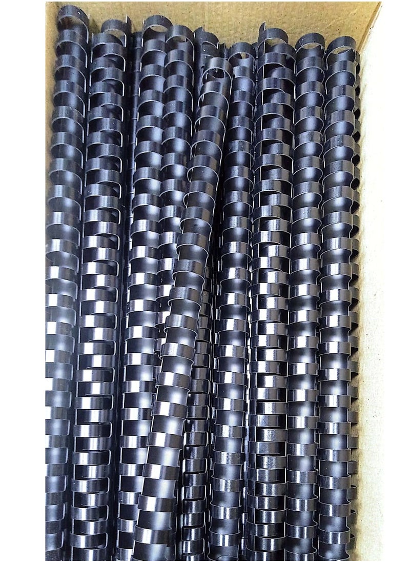 SUPER DEAL 100 Piece Plastic Binding Combs 18mm Black  - Image 2