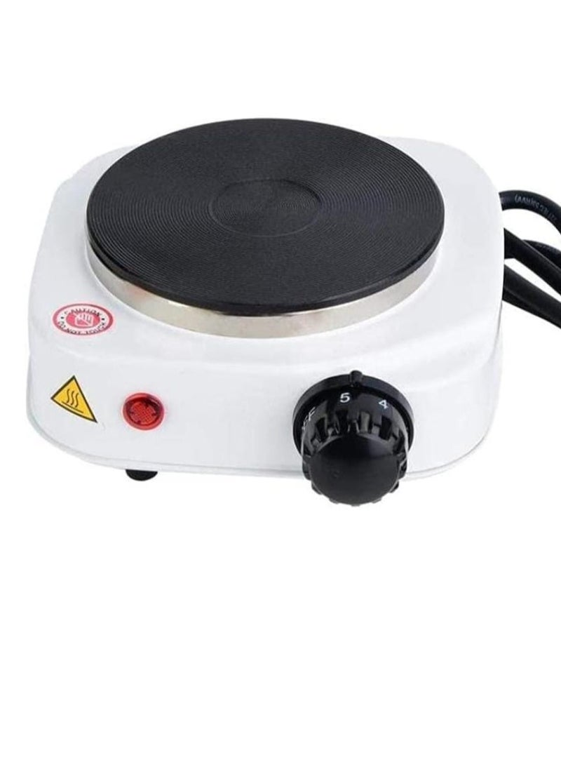 Generic - Portable 500W Electric Mini Stove Hot Plate – Compact & Lightweight Single Burner for Quick Heating, Travel-Friendly, Ideal for Dorms, Offices, & Camping - Image 1
