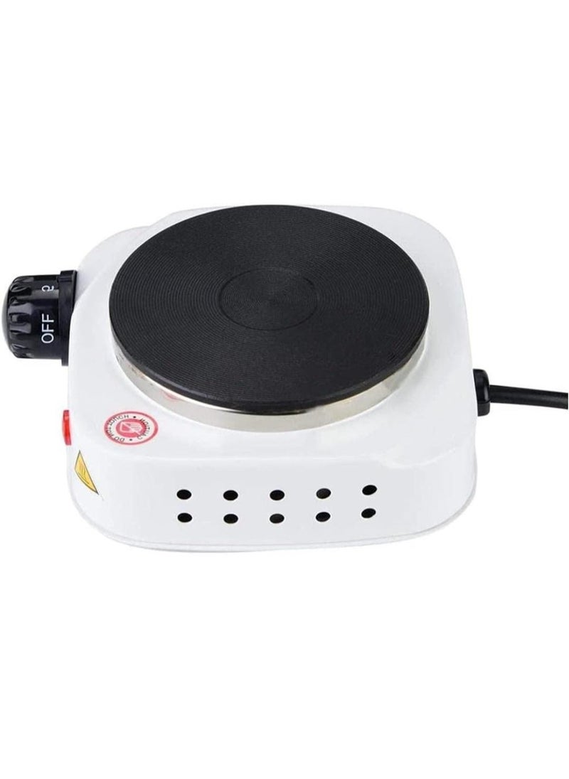 Generic - Portable 500W Electric Mini Stove Hot Plate – Compact & Lightweight Single Burner for Quick Heating, Travel-Friendly, Ideal for Dorms, Offices, & Camping - Image 1