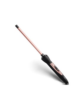 AGARO Hc9007 Hair Curler With 7 Mm Barrel Rod Tong Chopstick Rectangular Hair Curler Ceramic Coated Plates Cool Touch Tip Fast Heating For Men Women Maggie Curl Styling Rose Gold & Black  - Image 1